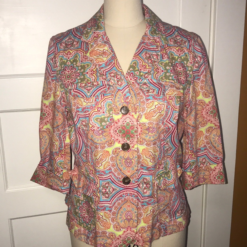 Charter Club Calico Jacket